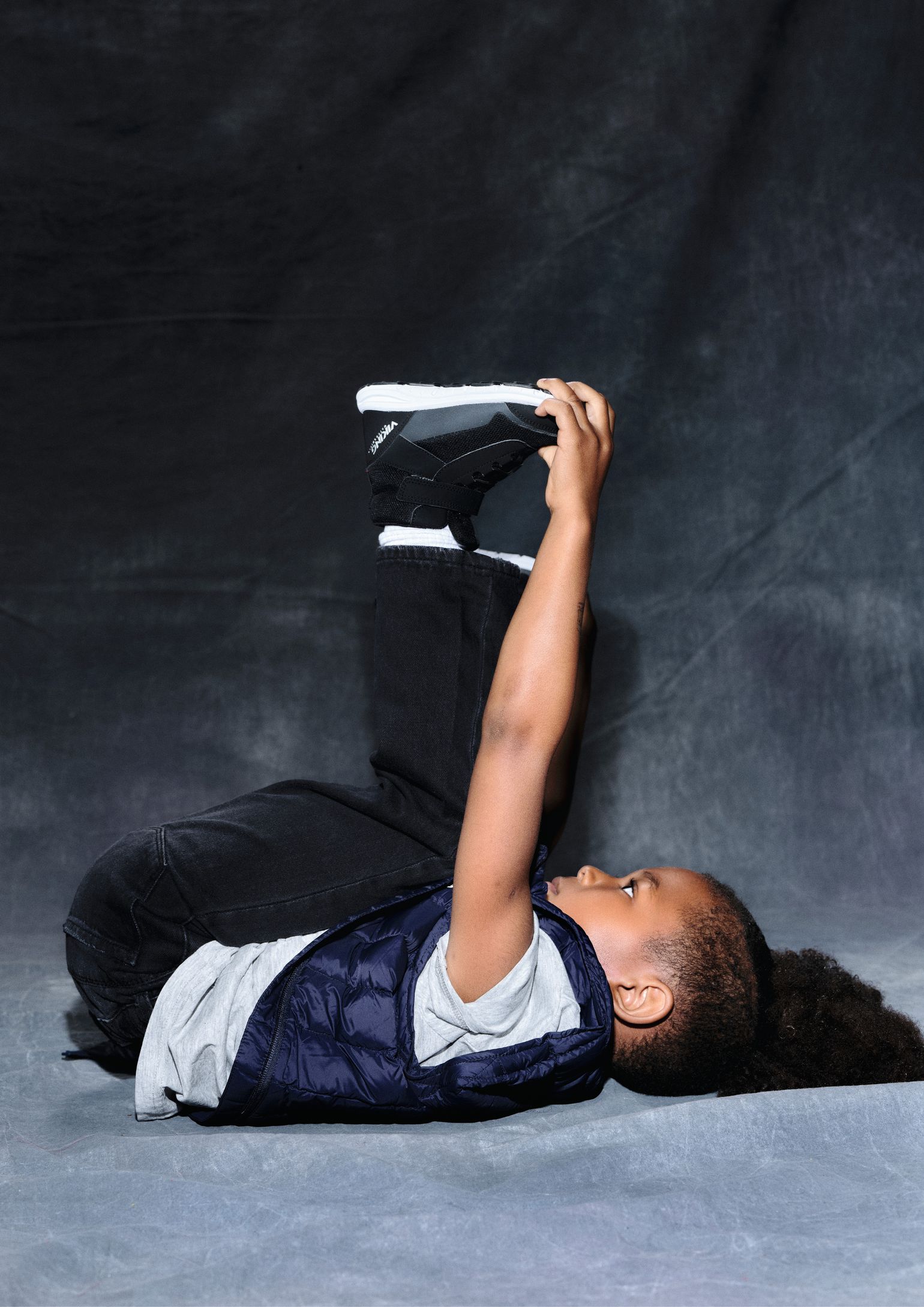 Viking Kids' Knapper Reflective Mid Waterproof 1V Black