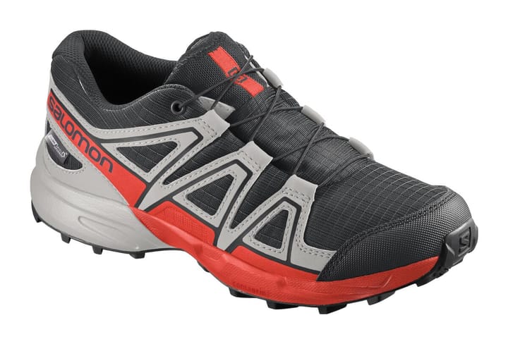 Salomon Junior Speedcross CSWP (2021) Black/Lunar Rock/Cherry Tomato Salomon Salomon Junior Speedcross CSWP (2021) Black/Lunar Rock/Cherry Tomato Salomon