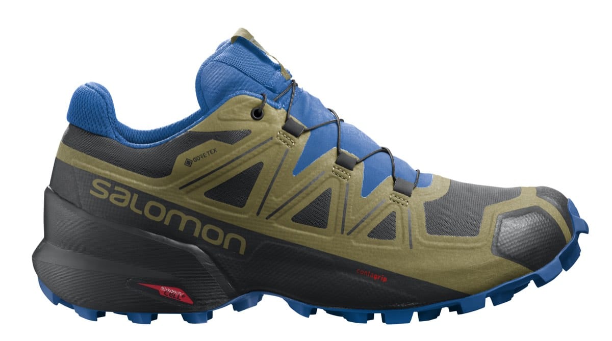 Salomon Speedcross 5 Gtx Black/Green Moss/Skydiver