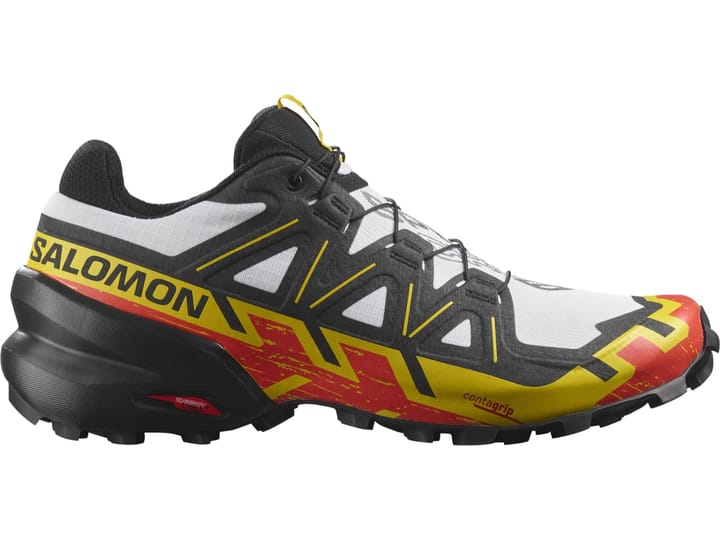 Salomon Men's Speedcross 6 White/Black/Empire Yellow Salomon Salomon Men's Speedcross 6 White/Black/Empire Yellow Salomon