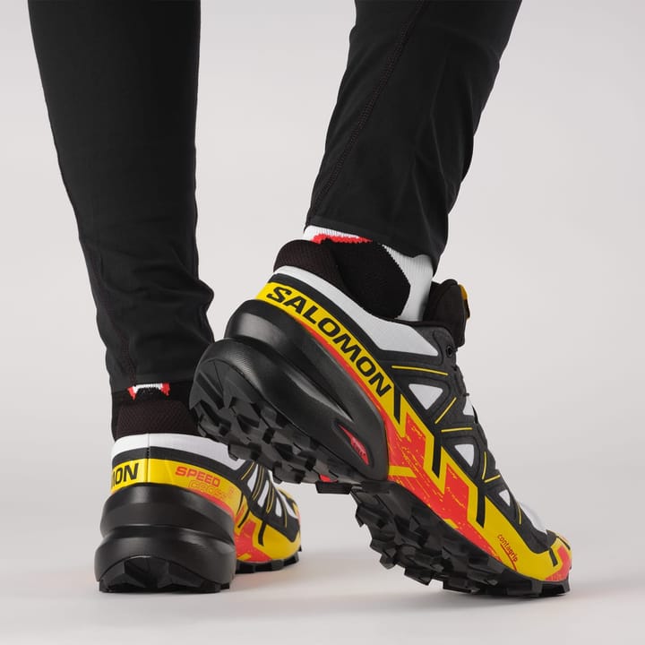 Salomon Men's Speedcross 6 White/Black/Empire Yellow Salomon Salomon Men's Speedcross 6 White/Black/Empire Yellow Salomon