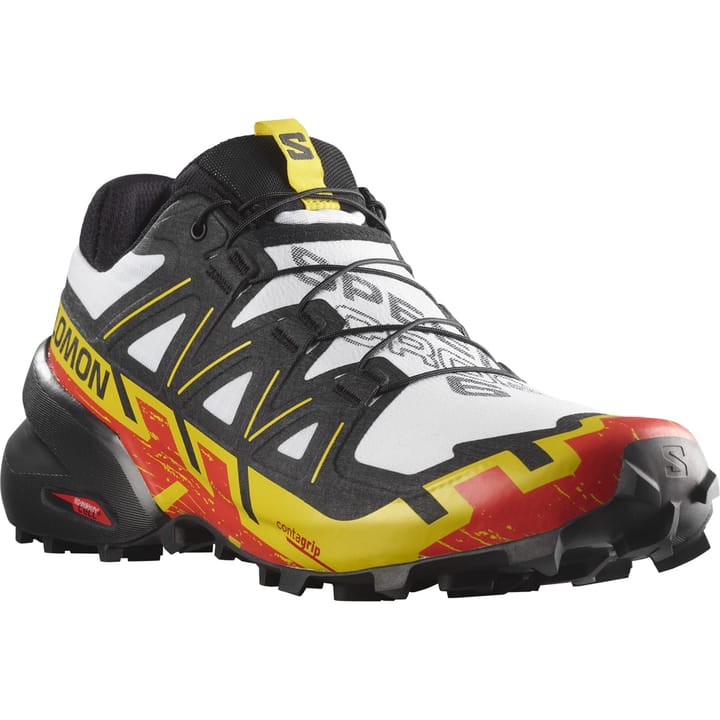 Salomon Men's Speedcross 6 White/Black/Empire Yellow Salomon