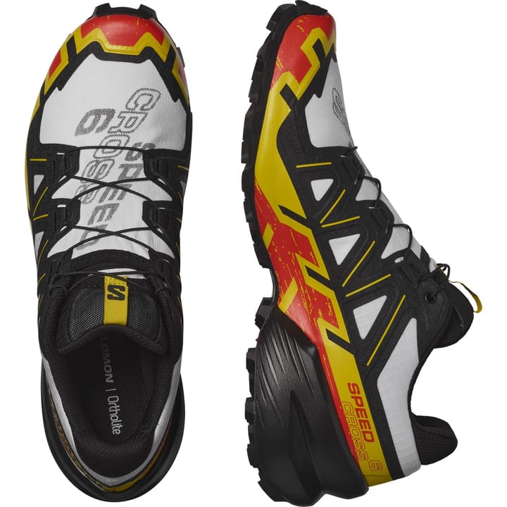 Salomon Men's Speedcross 6 White/Black/Empire Yellow Salomon