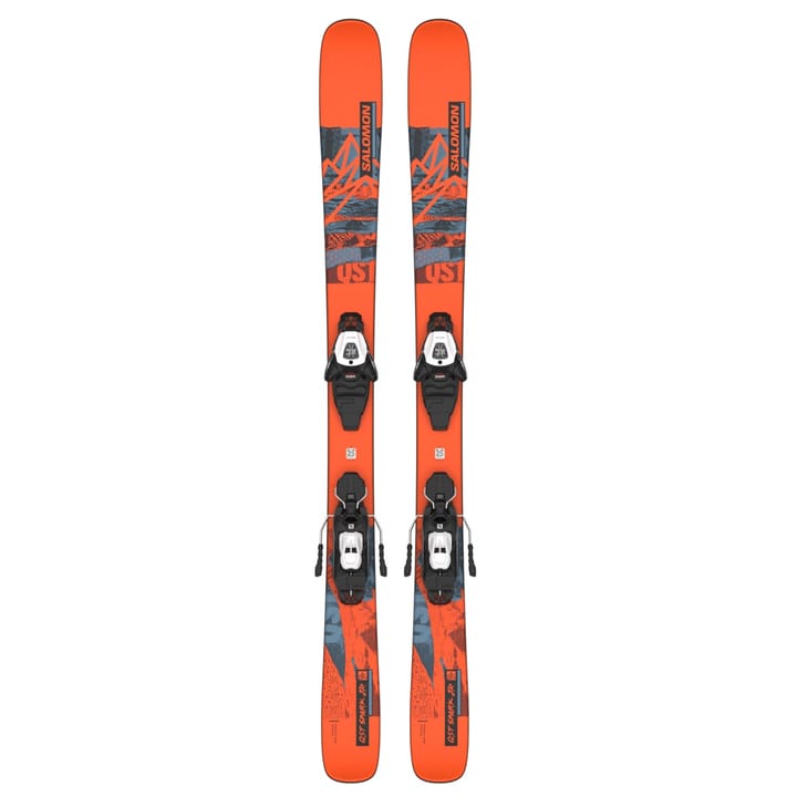Salomon Juniors' Ski Set L Qst Spark M + L6 GW J2 Flame/Copen Blue/Black Salomon