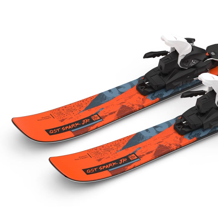 Salomon Juniors' Ski Set L Qst Spark M + L6 GW J2 Flame/Copen Blue/Black Salomon