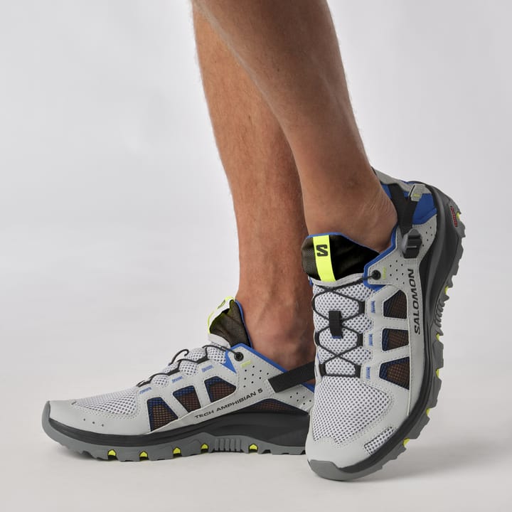 Salomon Men's Techamphibian 5 Pearl Blue/Lapis Blue/Safety Yellow Salomon