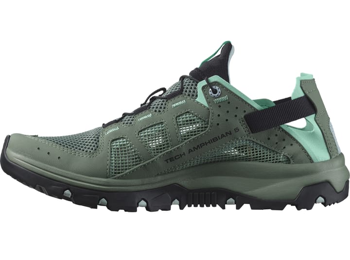Salomon Women's Techamphibian 5 Laurel Wreath/Arctic Ice/Marine Blu Salomon