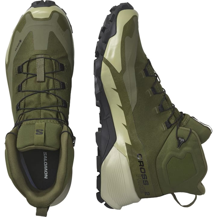 Salomon Men's Cross Hike 2 Mid GORE-TEX Olive Night/Moss Gray/Black Salomon