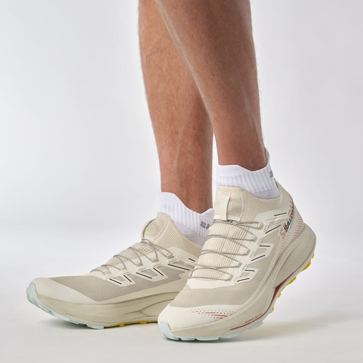 Salomon Men's Pulsar Trail Pro 2 Rainy Day/Hot Sauce/Freesia Salomon