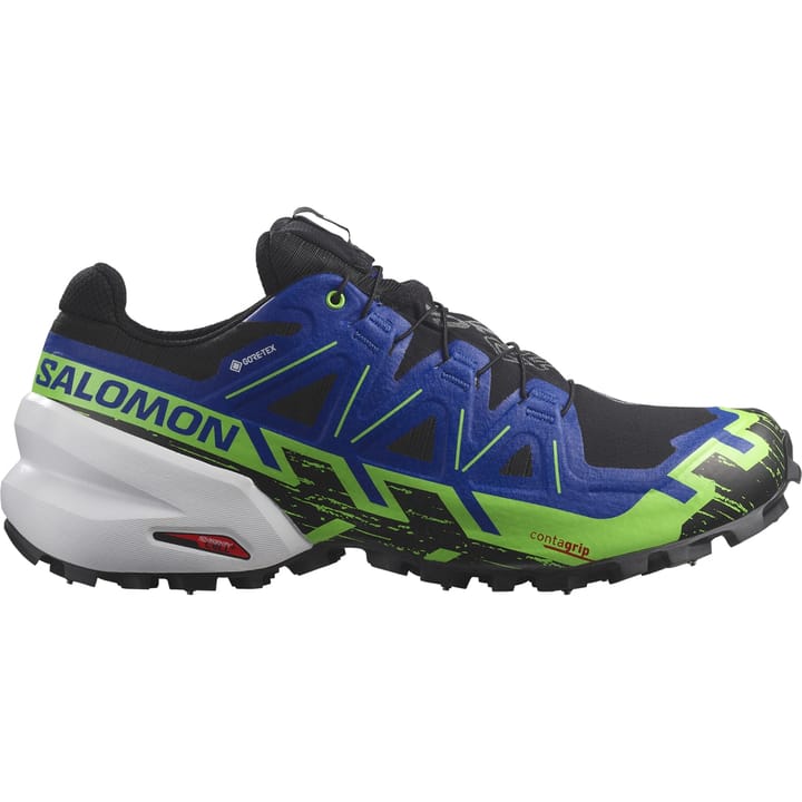 Salomon Unisex Spikecross 6 GORE-TEX Black/Surf The Web/Green Gecko Salomon