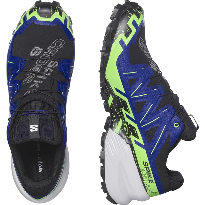 Salomon Unisex Spikecross 6 GORE-TEX Black/Surf The Web/Green Gecko Salomon