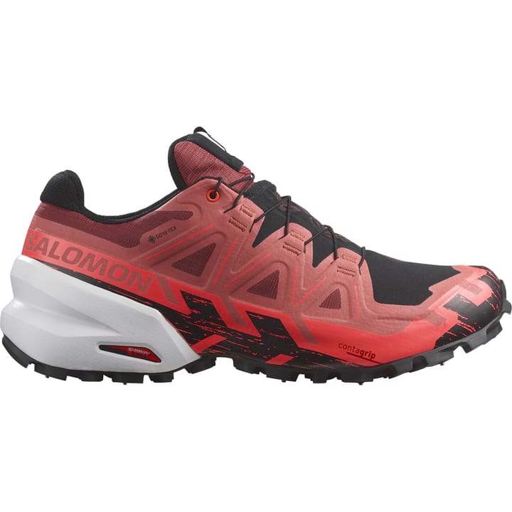 Salomon Unisex Spikecross 6 GORE-TEX Cow Hide/Black/Fiery Coral Salomon