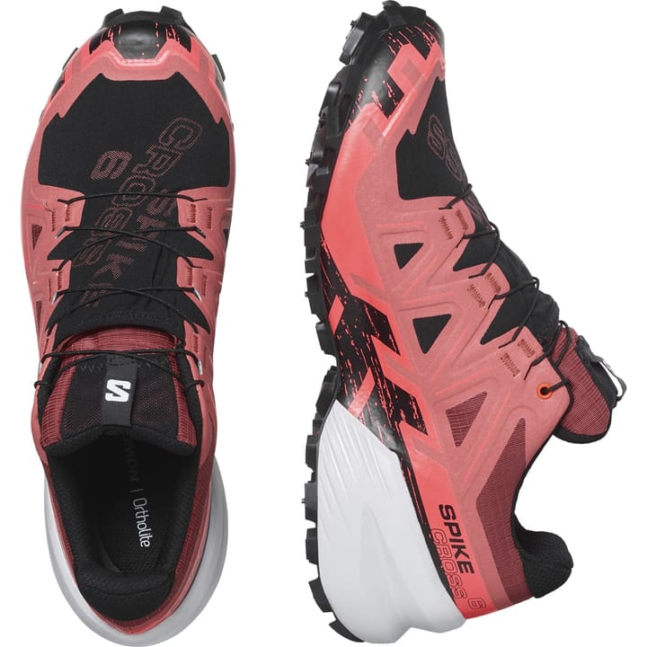 Salomon Unisex Spikecross 6 GORE-TEX Cow Hide/Black/Fiery Coral Salomon