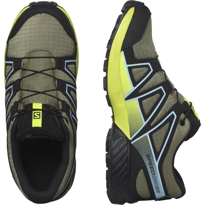 Salomon SPEEDCROSS CSWP J Deep Lichen Green/Black/Safety Yell Salomon Salomon SPEEDCROSS CSWP J Deep Lichen Green/Black/Safety Yell Salomon