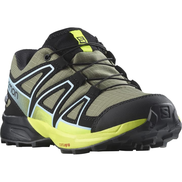 Salomon SPEEDCROSS CSWP J Deep Lichen Green/Black/Safety Yell Salomon