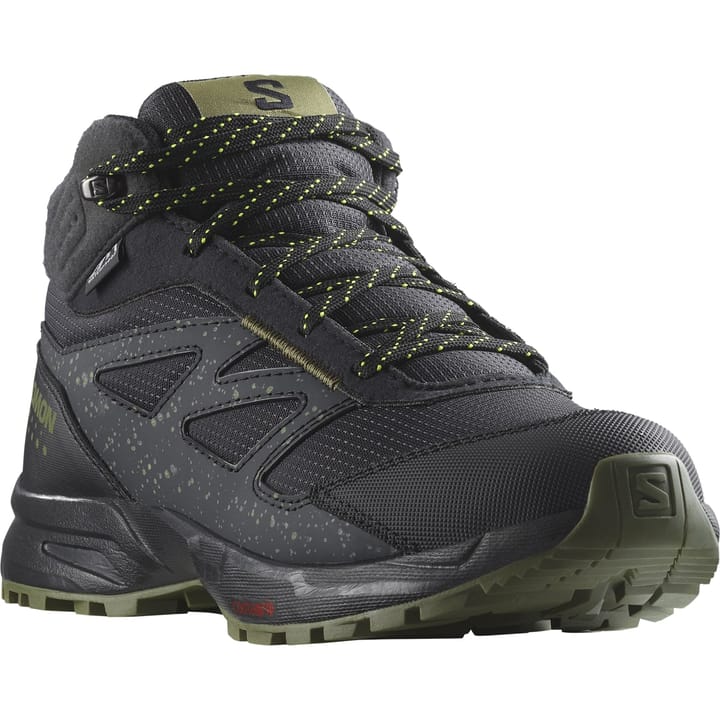 Salomon OUTWAY MID CSWP JUNIOR Phantom/Black/Safety Yellow Salomon Salomon OUTWAY MID CSWP JUNIOR Phantom/Black/Safety Yellow Salomon