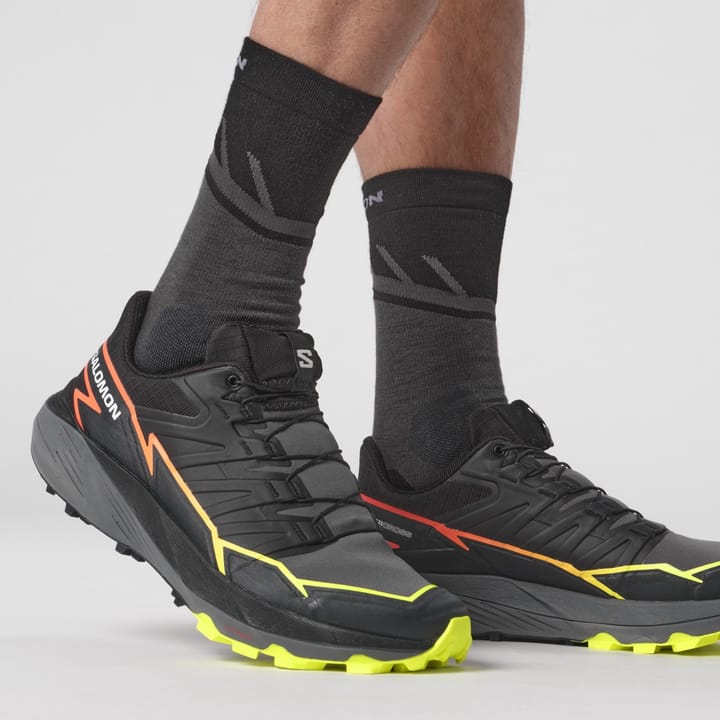 Salomon Men's Thundercross Black/Quiet Shade/Fiery Coral Salomon Salomon Men's Thundercross Black/Quiet Shade/Fiery Coral Salomon