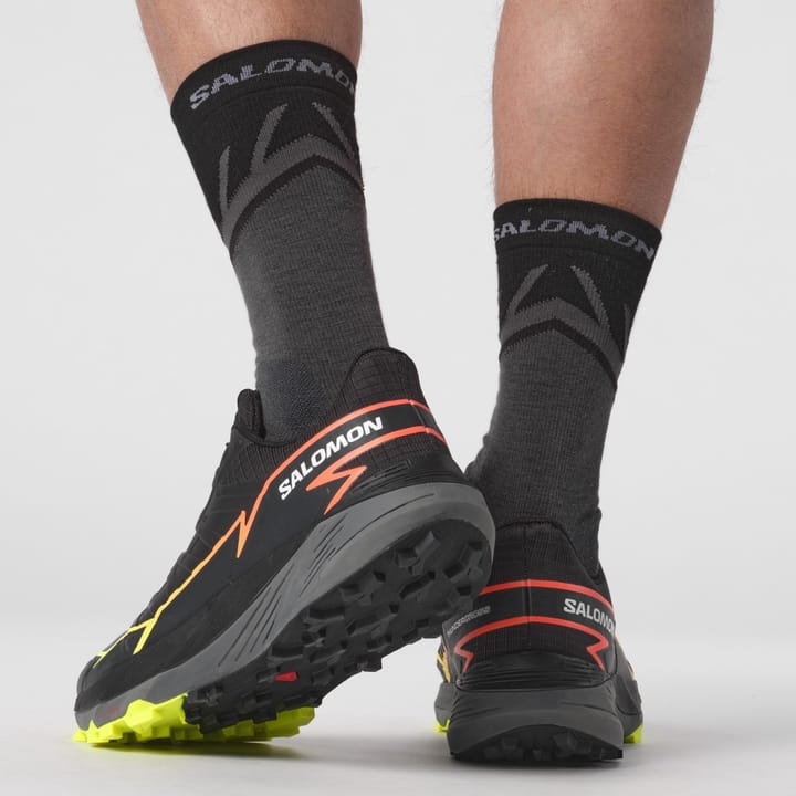 Salomon Men's Thundercross Black/Quiet Shade/Fiery Coral Salomon Salomon Men's Thundercross Black/Quiet Shade/Fiery Coral Salomon
