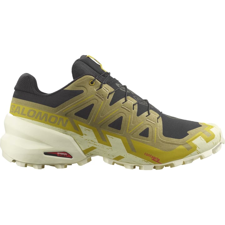 Salomon Men's Speedcross 6 Black/Cress Green/Transparent Yellow Salomon