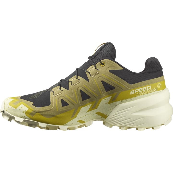 Salomon Men's Speedcross 6 Black/Cress Green/Transparent Yello Salomon