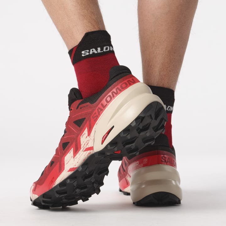 Salomon Men's Speedcross 6 GORE-TEX Black/Red Dalhia/Poppy Red Salomon