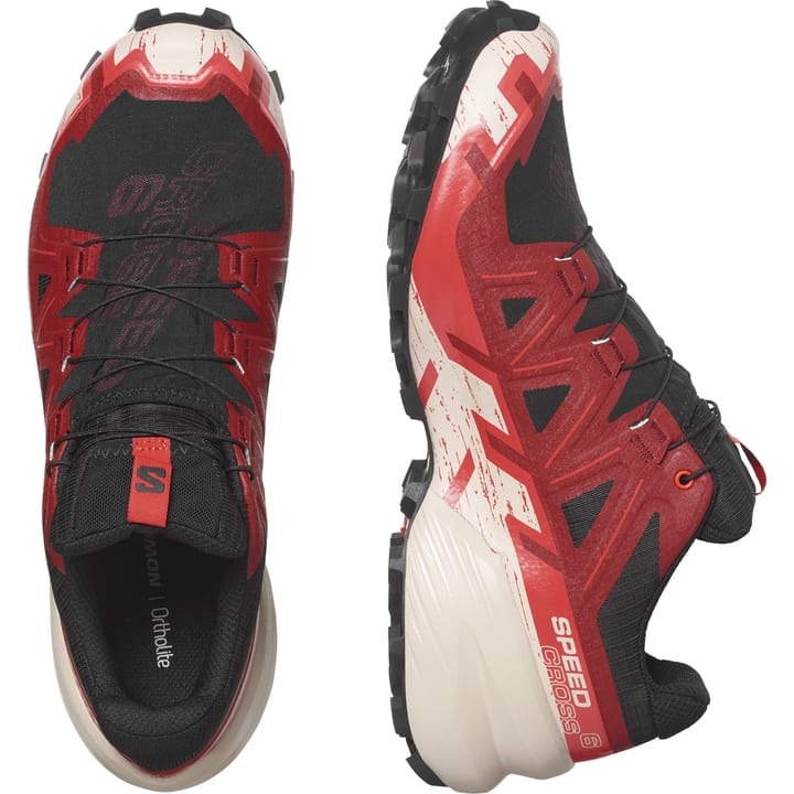 Salomon Men's Speedcross 6 GORE-TEX Black/Red Dalhia/Poppy Red Salomon