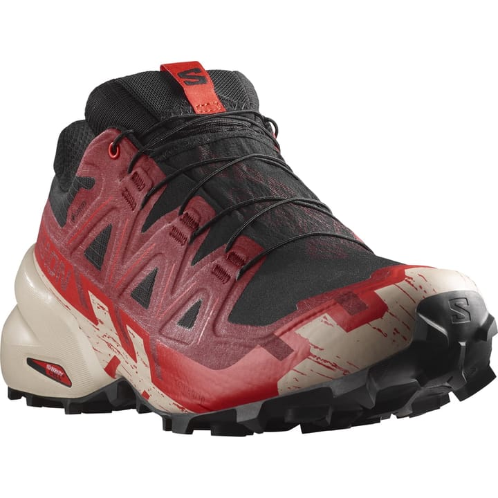 Salomon Men's Speedcross 6 GORE-TEX Black/Red Dalhia/Poppy Red Salomon