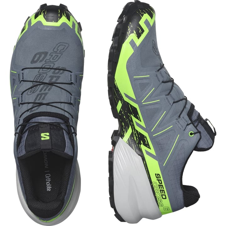 Salomon Men's Speedcross 6 GORE-TEX Flint Stone/Green Gecko/Black Salomon