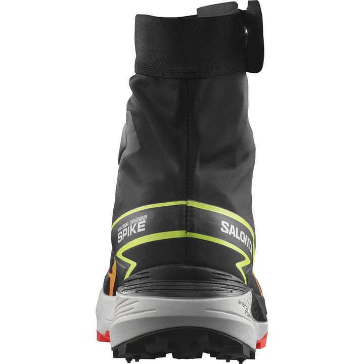 Salomon Unisex Winter Cross Spike Black/Fiery Coral/Safety Yellow Salomon