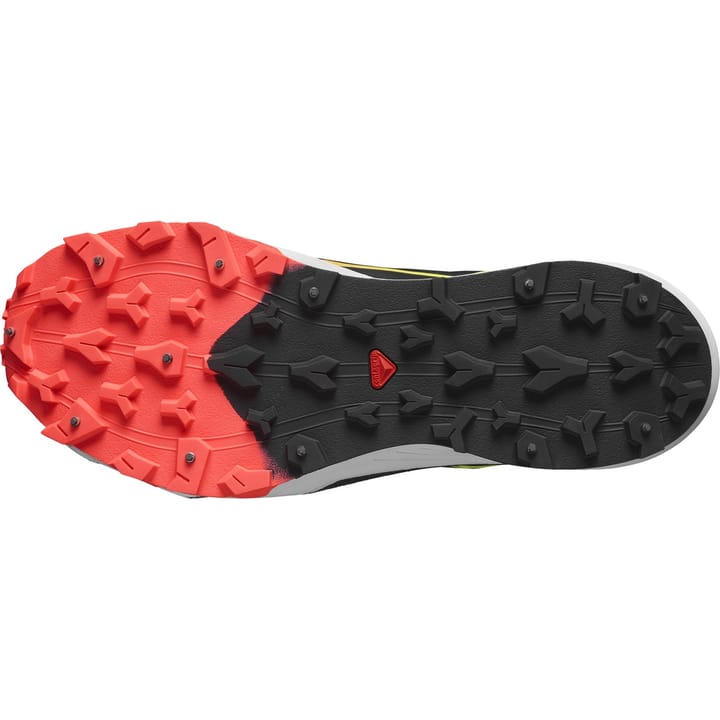 Salomon Unisex Winter Cross Spike Black/Fiery Coral/Safety Yellow Salomon