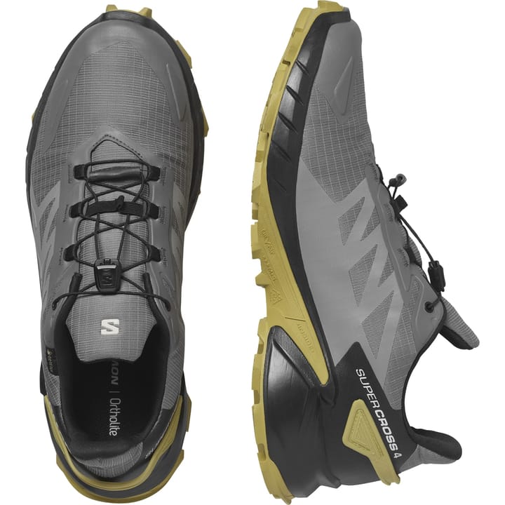 Salomon Supercross 4 Gtx Pewter/Black/Cress Green Salomon Salomon Supercross 4 Gtx Pewter/Black/Cress Green Salomon