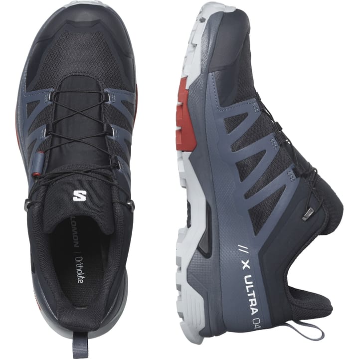 Salomon Men's X Ultra 4 GORE-TEX Carbon/Bering Sea/Pearl Blue Salomon