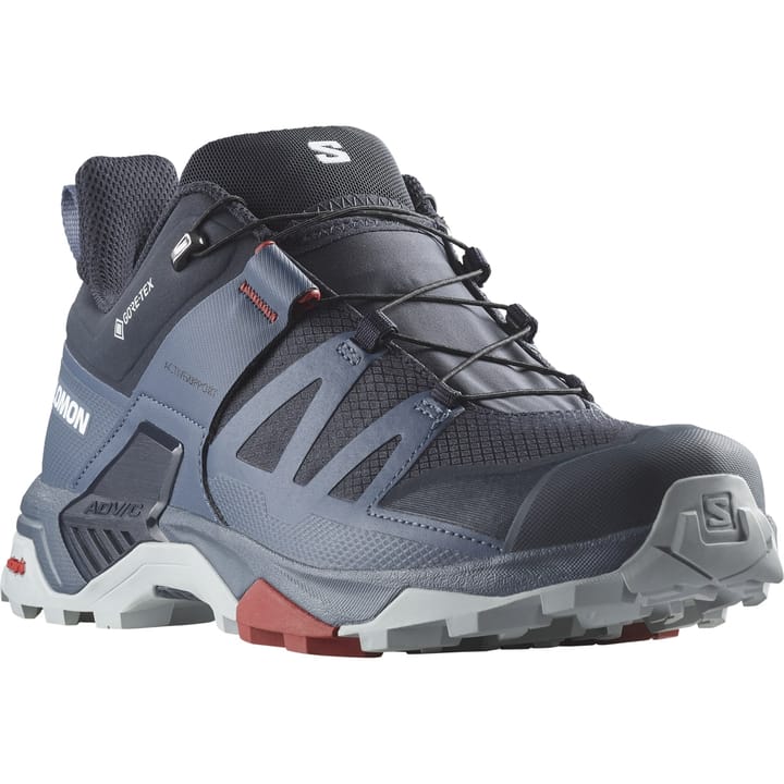 Salomon Men's X Ultra 4 GORE-TEX Carbon/Bering Sea/Pearl Blue Salomon