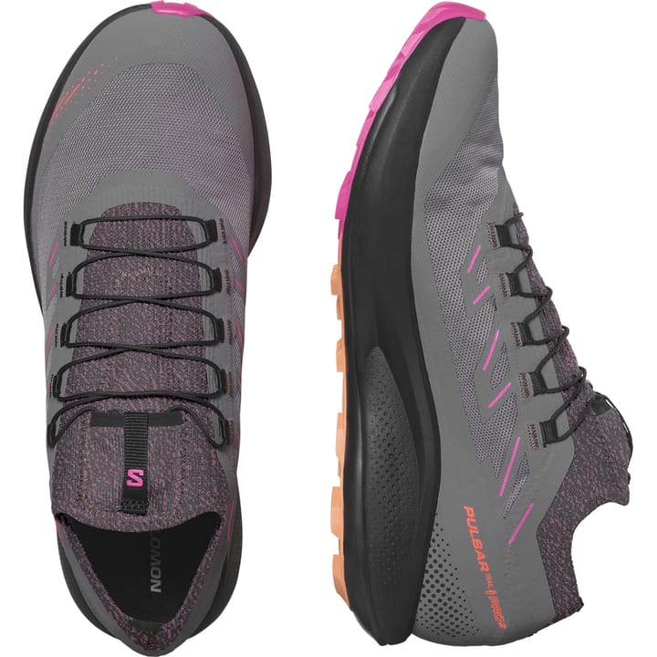 Salomon Men's Pulsar Trail Pro 2 Plum Kitten/Black/Pink Glo Salomon