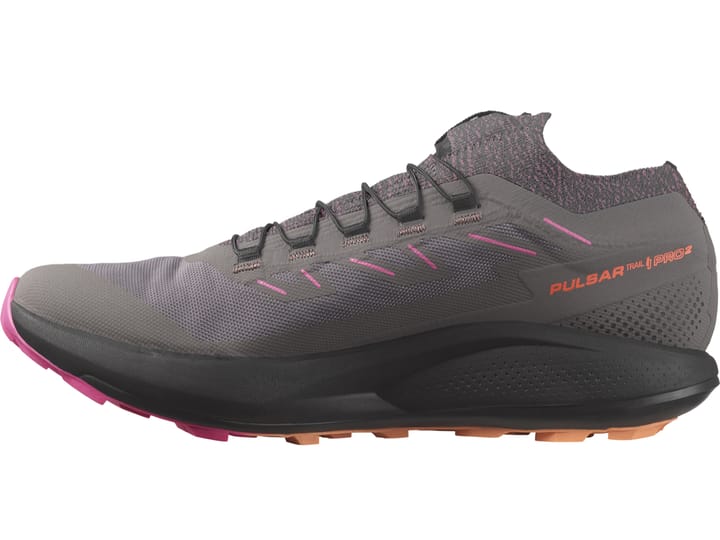 Salomon Men's Pulsar Trail Pro 2 Plum Kitten/Black/Pink Glo Salomon