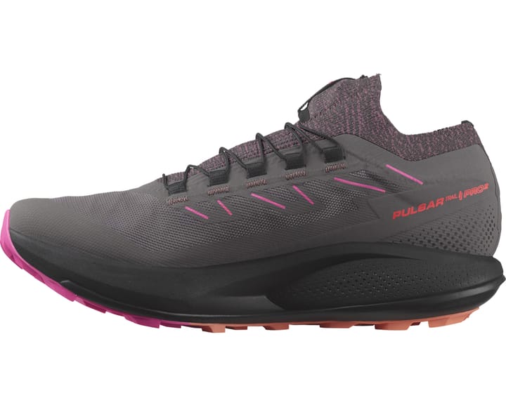 Salomon Women's Pulsar Trail Pro 2 Plum Kitten/Black/Pink Glo Salomon