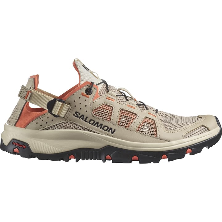 Salomon Women's Techamphibian 5 White Pepper/Bleached Sand/Living Coral Salomon