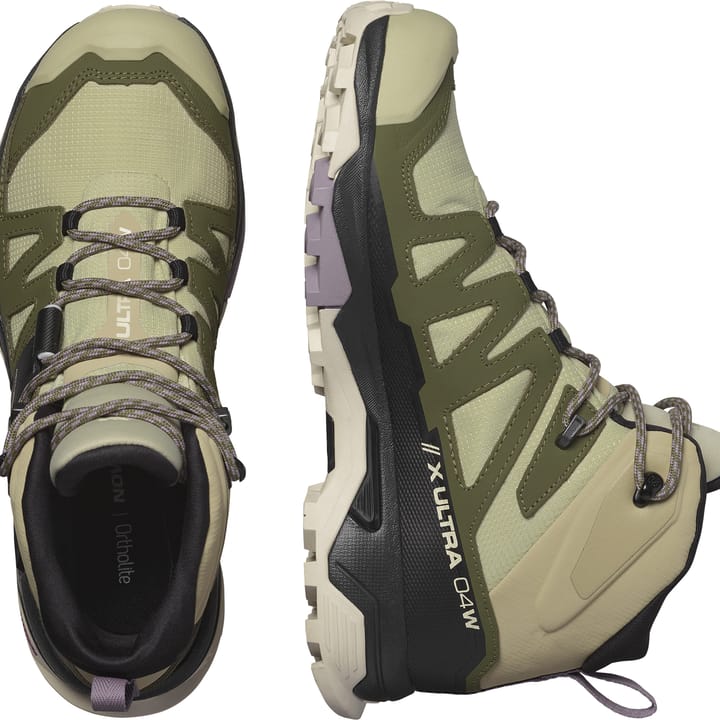 Salomon Women's X Ultra 4 Mid GORE-TEX Alfalfa/Deep Lichen Green/Almond Milk Salomon