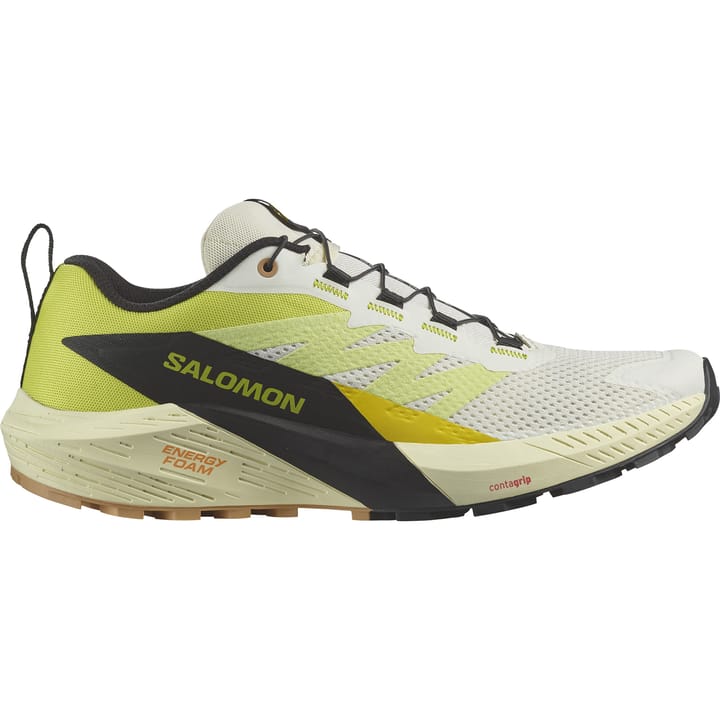 Salomon Men's Sense Ride 5 Vanilla Ice/Sulphur Spring/Black Salomon Salomon Men's Sense Ride 5 Vanilla Ice/Sulphur Spring/Black Salomon