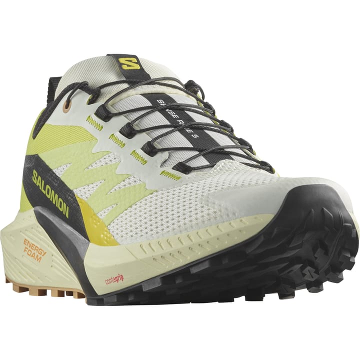Salomon Men's Sense Ride 5 Vanilla Ice/Sulphur Spring/Black Salomon Salomon Men's Sense Ride 5 Vanilla Ice/Sulphur Spring/Black Salomon