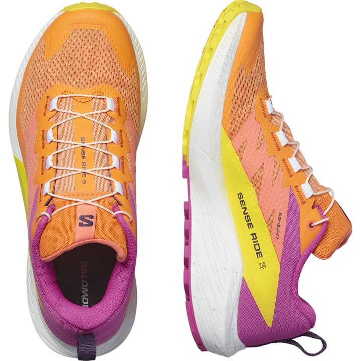 Salomon Women's Sense Ride 5 Bird Of Paradise/White/Sulphur Spring Salomon