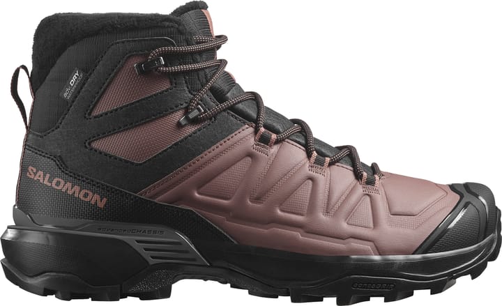Salomon  Women's X Ultra Snowpilot Waterproof Black/Peppercorn/Cognac Salomon