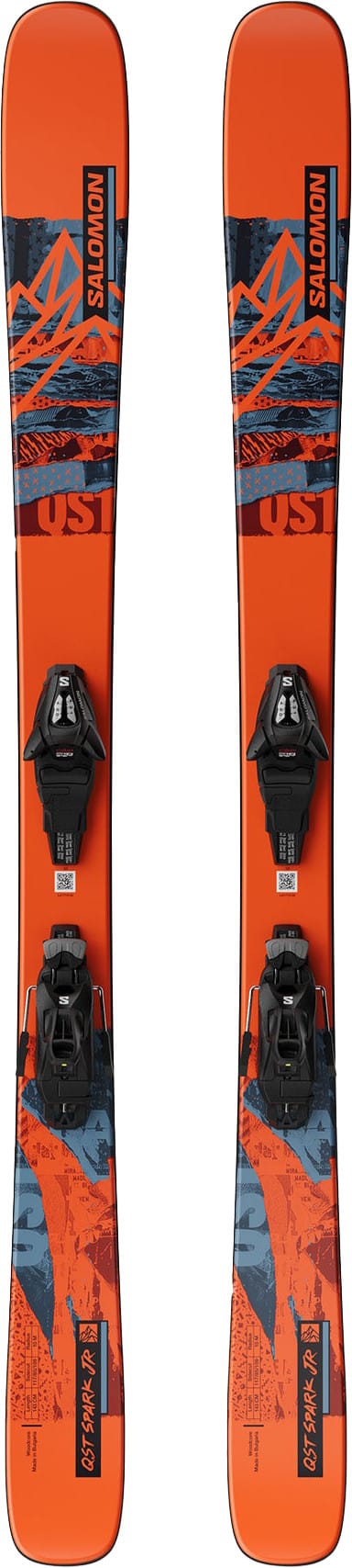Salomon Youth QST Spark S (And C5) Flame/Copen Blue/Black Salomon Salomon Youth QST Spark S (And C5) Flame/Copen Blue/Black Salomon