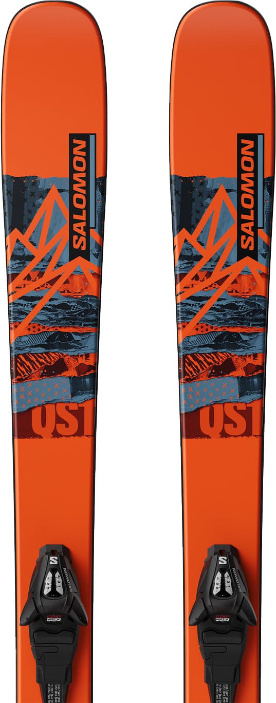 Salomon Youth QST Spark S (And C5) Flame/Copen Blue/Black Salomon Salomon Youth QST Spark S (And C5) Flame/Copen Blue/Black Salomon