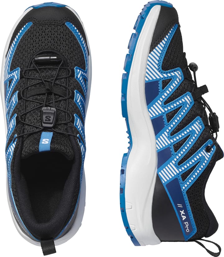Salomon Kids' XA Pro V8 Black/white/french Blue Salomon