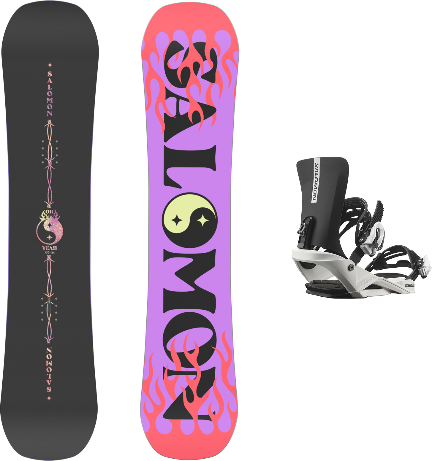 Salomon Junior Oh Yeah Grom (And Rhythme Junior White) No Colour Snowboards 127