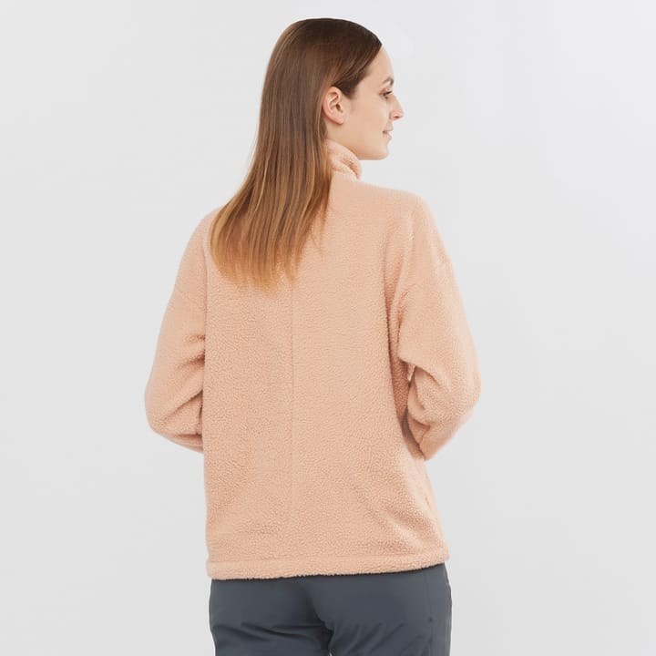 Salomon Women's Snowshelter Teddy Half Zip Sirocco/Heather Salomon Salomon Women's Snowshelter Teddy Half Zip Sirocco/Heather Salomon