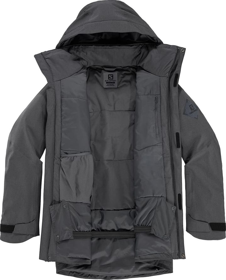 Salomon Men's Stance Cargo Jacket Black/Heather Salomon Salomon Men's Stance Cargo Jacket Black/Heather Salomon