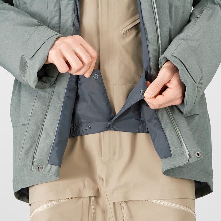 Salomon Men's Stance Cargo Jacket Sedona Sage/Heather Salomon Salomon Men's Stance Cargo Jacket Sedona Sage/Heather Salomon
