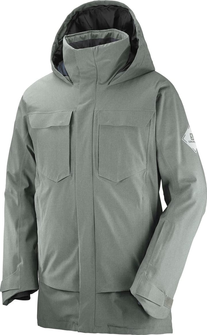 Salomon Men's Stance Cargo Jacket Sedona Sage/Heather Salomon Salomon Men's Stance Cargo Jacket Sedona Sage/Heather Salomon